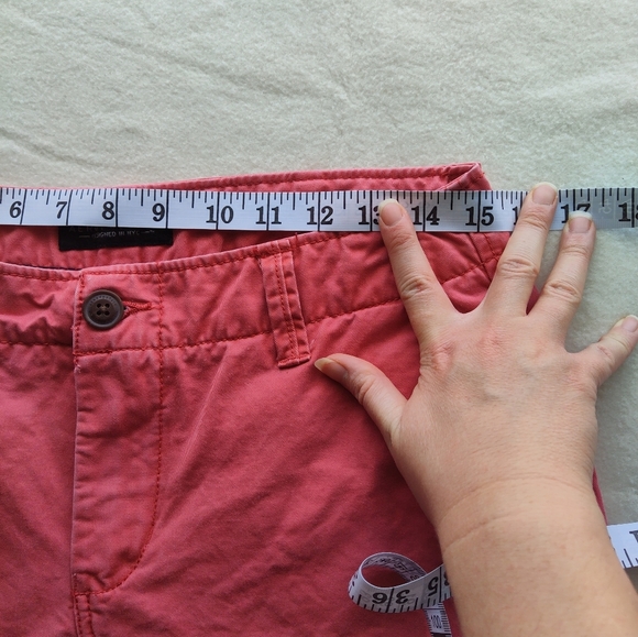 Aeropostale Mens Flat Front Casual Outdoor Short Size 28 Washed Out Distressed - Picture 9 of 11